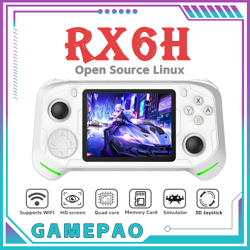 Retro Gaming Images - 오픈 소스 RX6H 레트로 휴대용 비디오