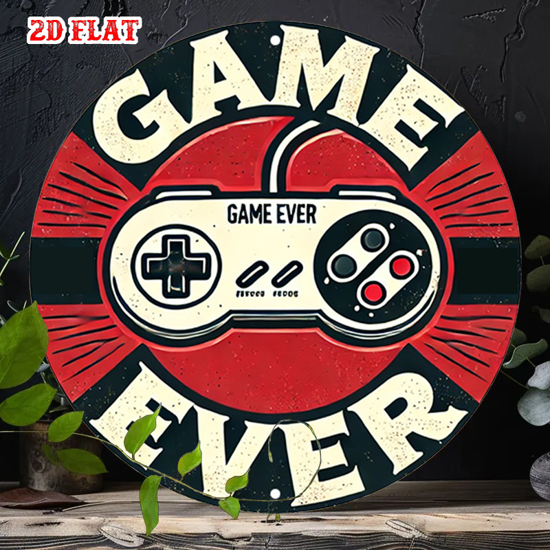 Retro Gaming Art - 2D 플랫 1개 레트로 게임용 원형