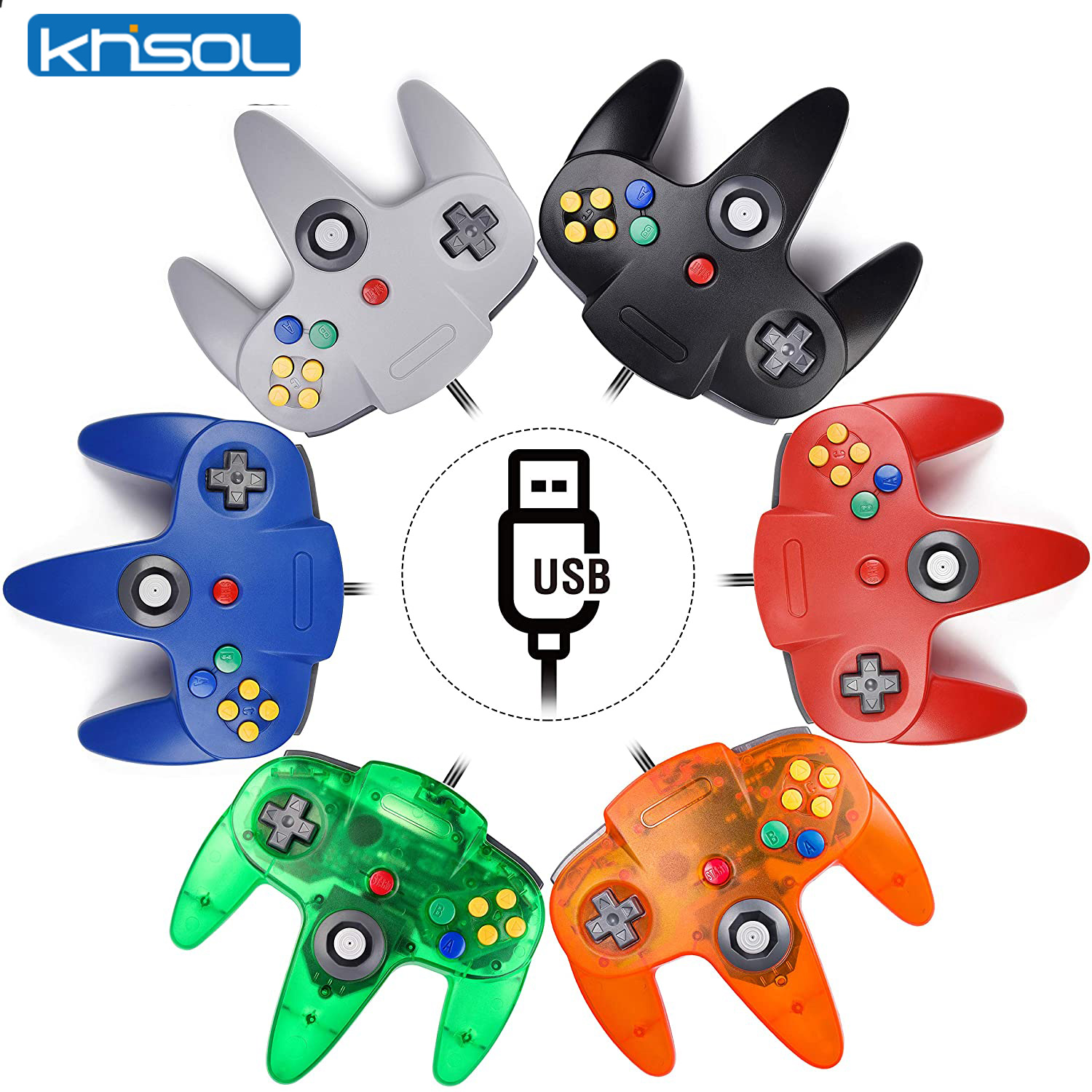 Nes Controller Usb - N64 컨트롤러 클래식 USB 유선 원격