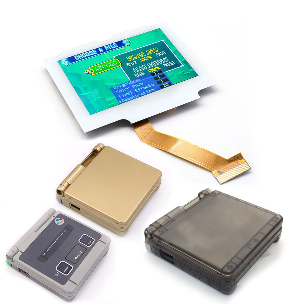 Retro Gaming Images - HISPEEDIDO 게임보이 어드밴스 SP용 사전 라미네이팅된