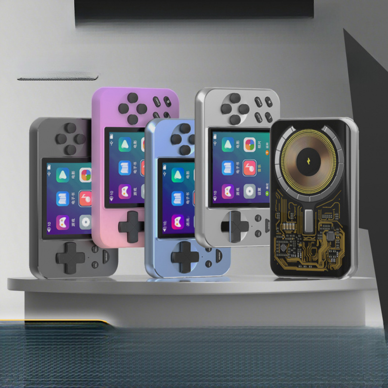 새로운 L9 휴대용 게임 콘솔, 마그네틱 무선 충전 보 - Retro Gaming Portable 리뷰 및 가격
