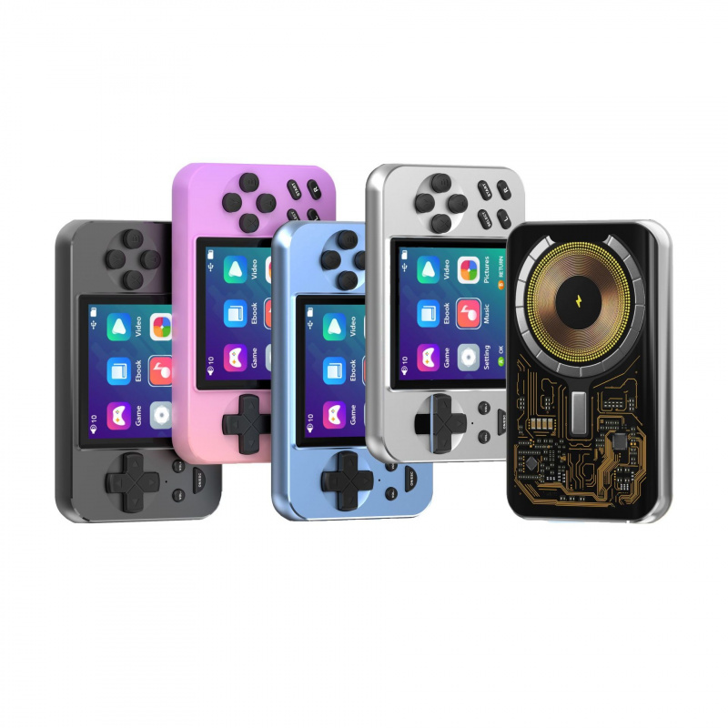 새로운 L9 휴대용 게임 콘솔, 마그네틱 무선 충전 보 - Retro Gaming Portable 리뷰 및 가격