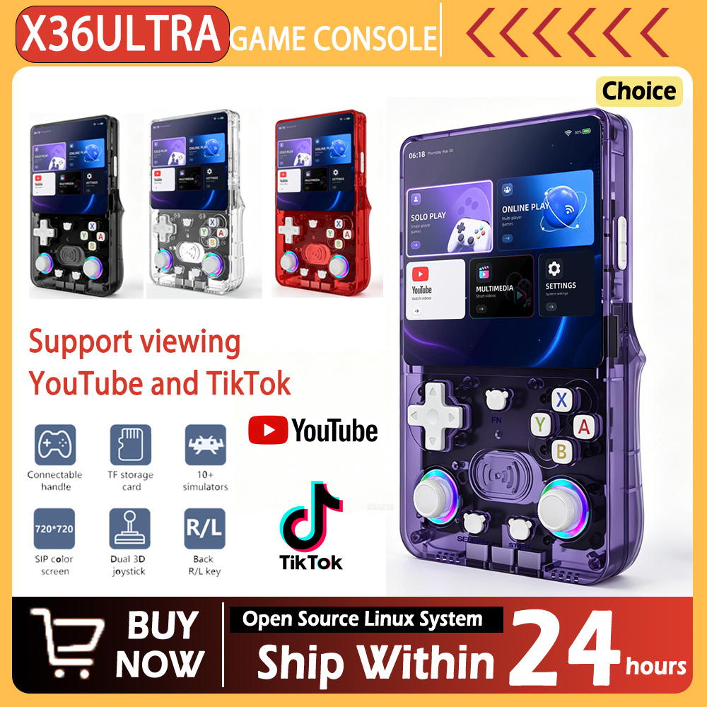 새로운 X36 울트라 레트로 휴대용 게임 콘솔, 4.0 - Retro Gaming Portable 리뷰 및 가격