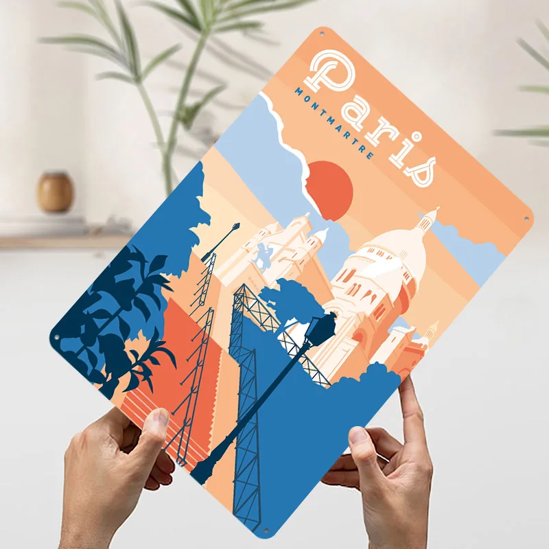 파리 몽마르트르 여행 프린트 포스터 맞춤형 벽 장식 레 - Retro Gaming Paris 리뷰 및 가격
