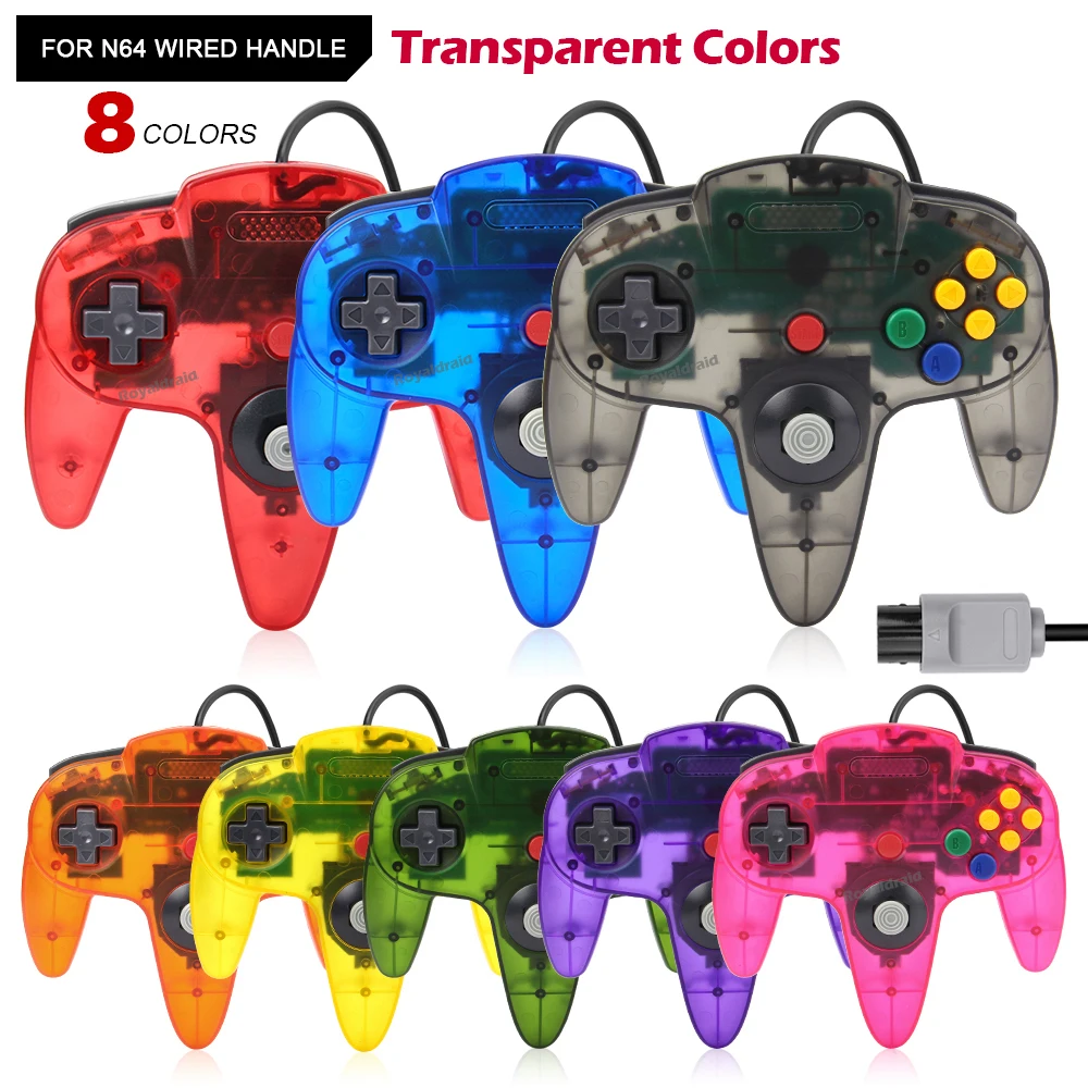 N64 콘솔 용 8 가지 색상 유선 게임 패드 N64  - Retro Gaming N64 리뷰 및 가격