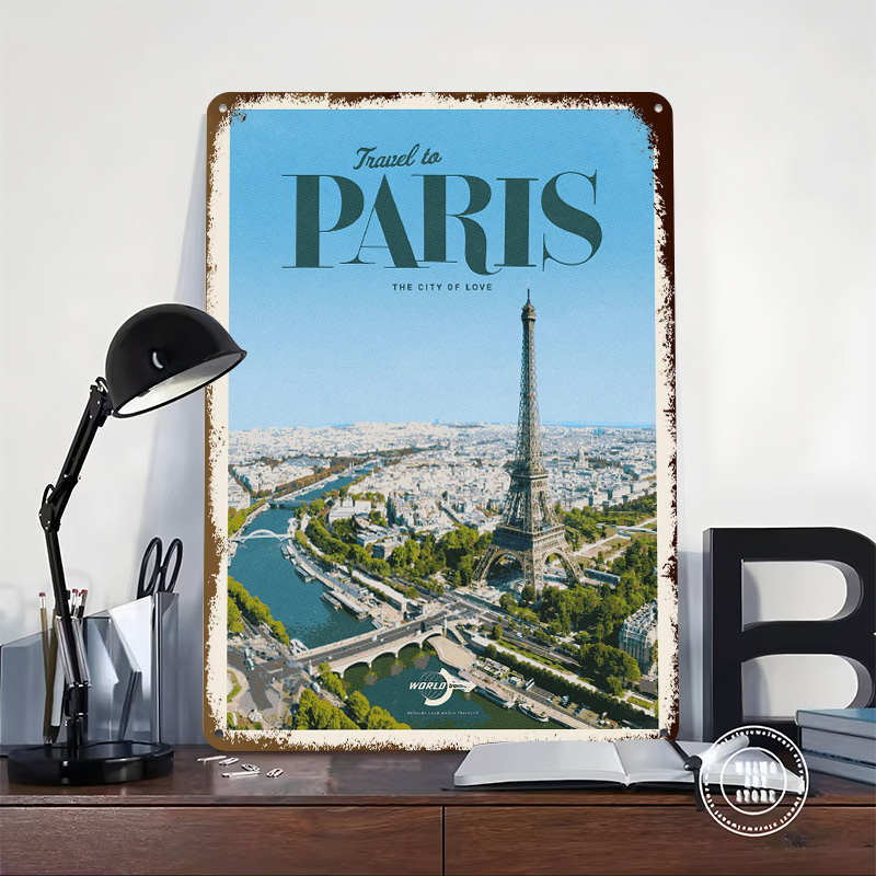 파리 여행 프린트 포스터 맞춤형 레트로 벽 장식 빈티지 - Retro Gaming Paris 리뷰 및 가격