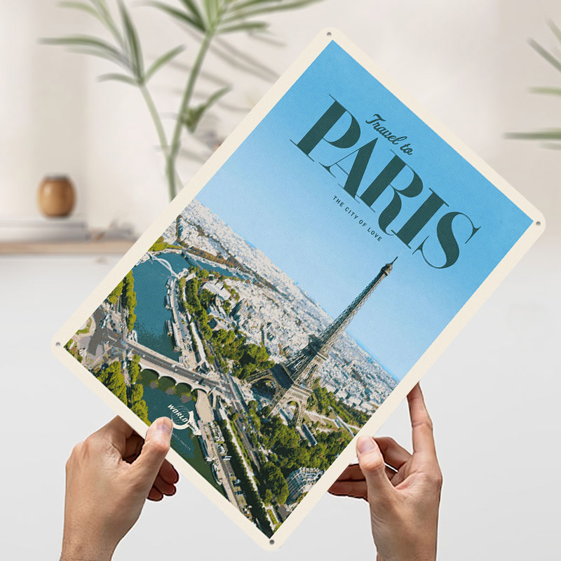 파리 여행 프린트 포스터 맞춤형 레트로 벽 장식 빈티지 - Retro Gaming Paris 리뷰 및 가격