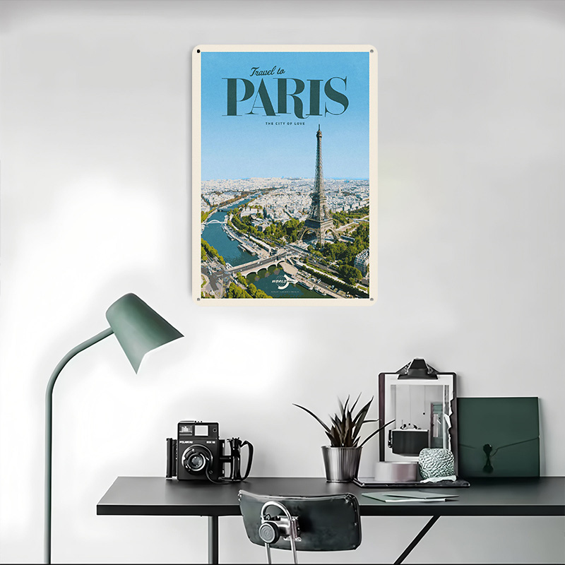 파리 여행 프린트 포스터 맞춤형 레트로 벽 장식 빈티지 - Retro Gaming Paris 리뷰 및 가격