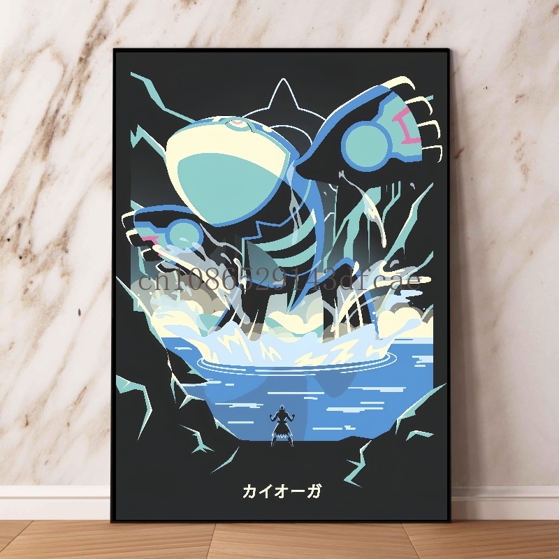 일본 고전 애니메이션 포켓몬 캔버스 페인팅 Lugia  - Retro Gaming Art 리뷰 및 가격