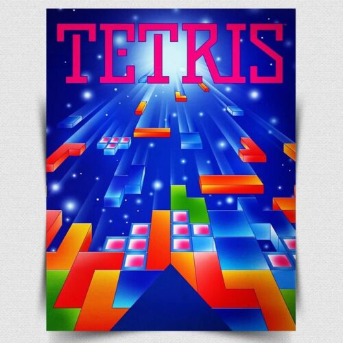 테트리스 금속 간판 - 레트로 포스터 프린트 맨 케이브 - Retro Gaming Room 리뷰 및 가격