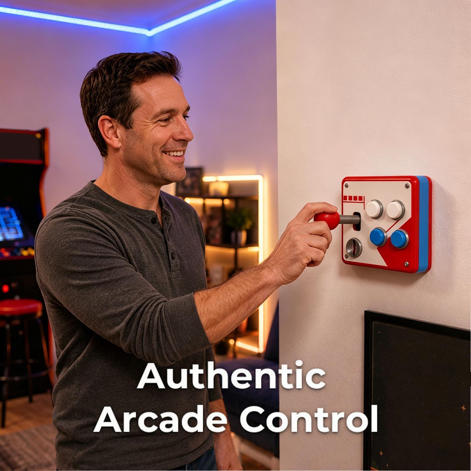 창의적인 레트로 아케이드 게임 조명 스위치 커버, 레트 - Retro Gaming Room 리뷰 및 가격