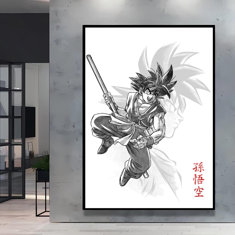 일본 고전 애니메이션 드래곤 볼 포스터 고쿠 베지터 스 - Retro Gaming Art 리뷰 및 가격
